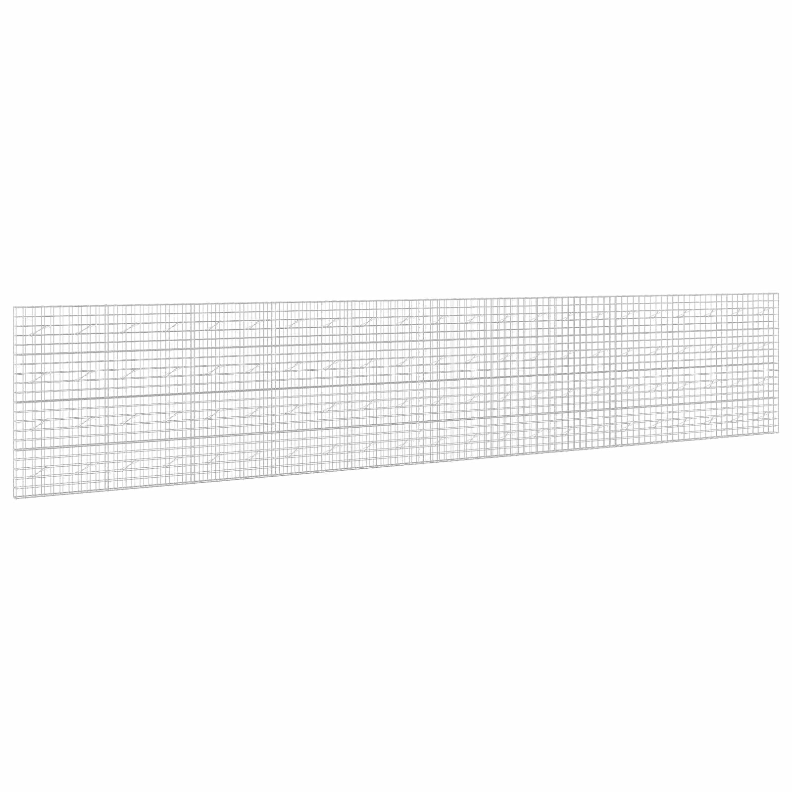 vidaXL Gabión s drôtom 5 mm a sieťou 10x10 cm 1100x10x200 cm