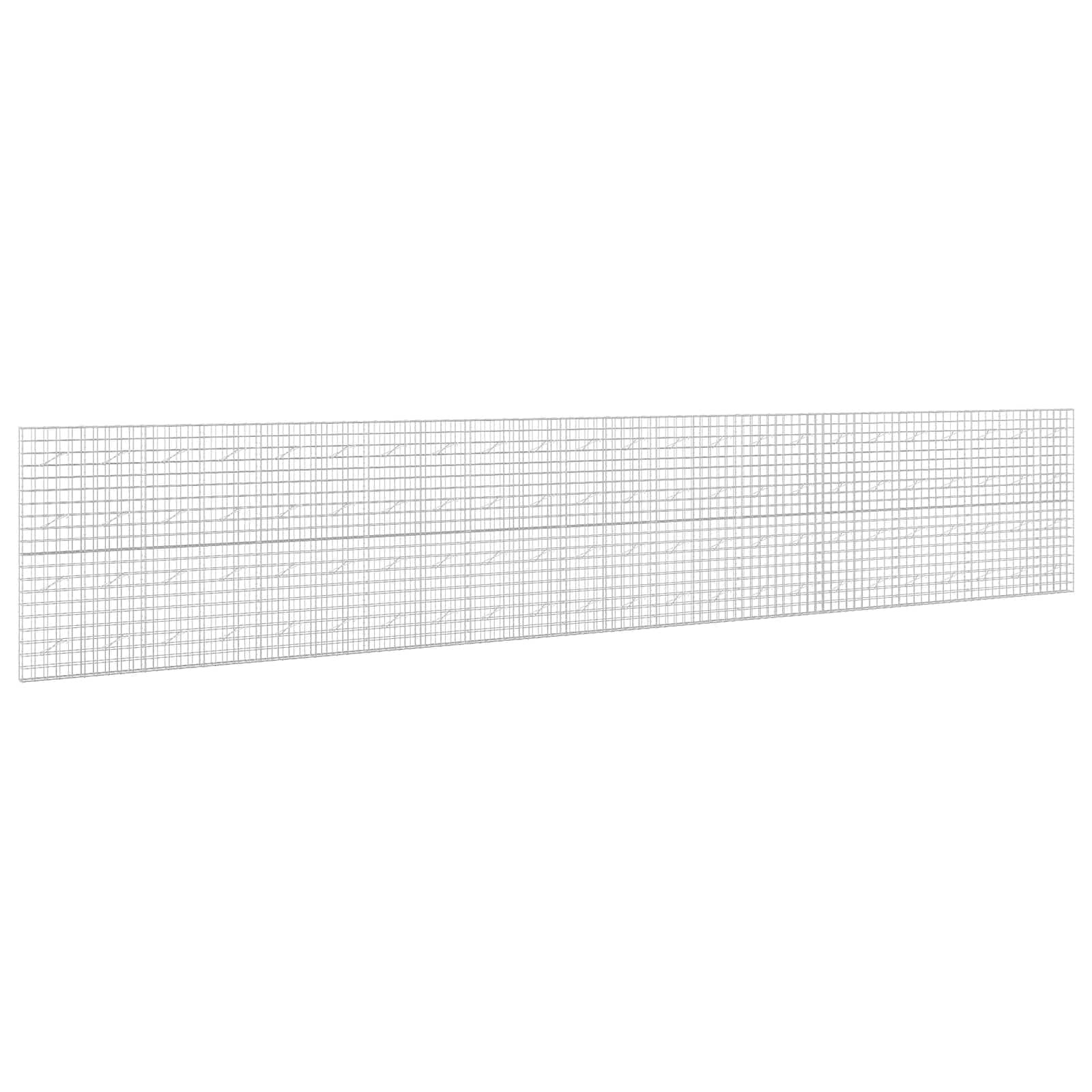 vidaXL Gabión s drôtom 5 mm a sieťou 10x10 cm 1150x10x200 cm