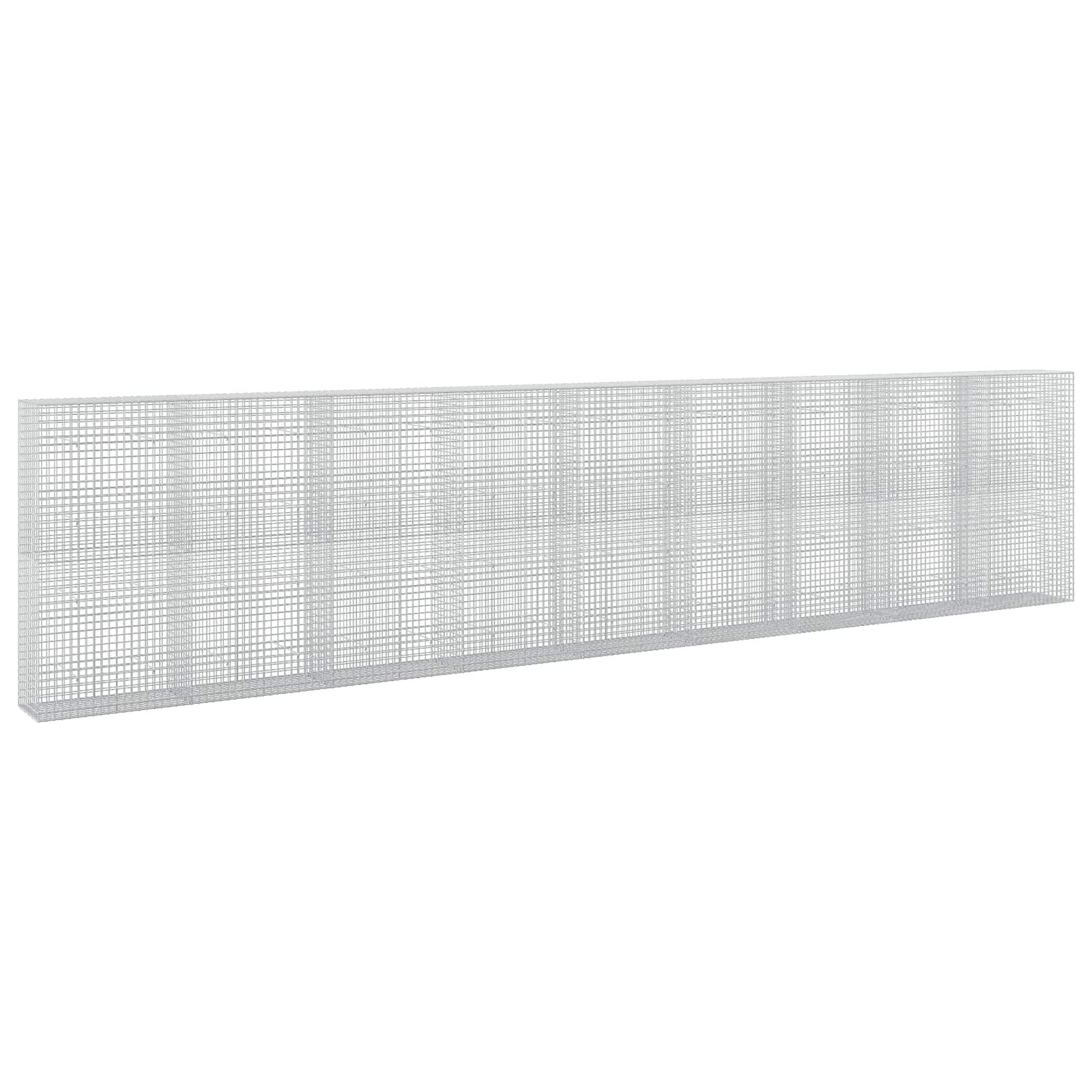 vidaXL Gabión s drôtom 5 mm a sieťou 5x5 cm 900x50x200 cm