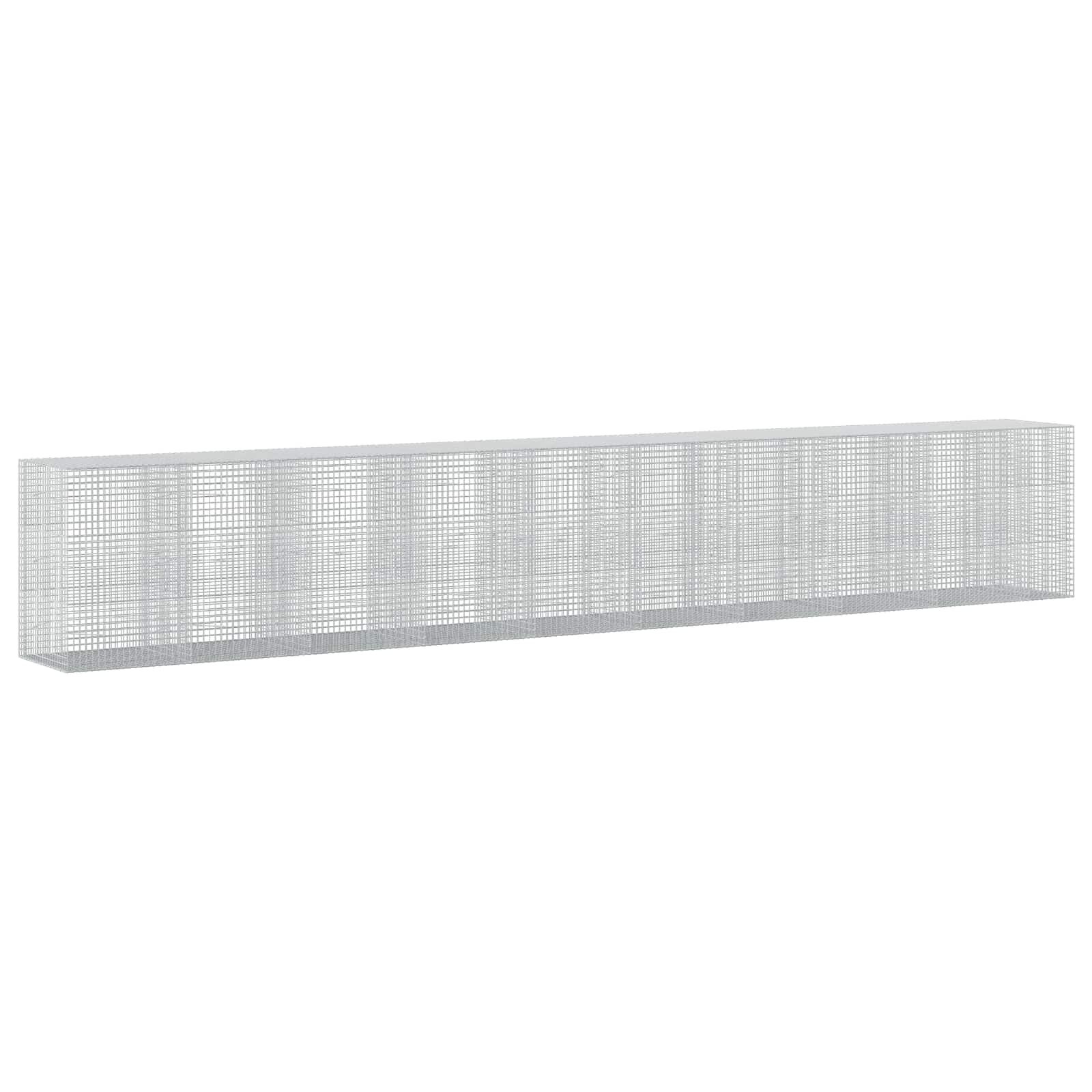 vidaXL Gabión s drôtom 5 mm a sieťou 5x5 cm 950x100x150 cm