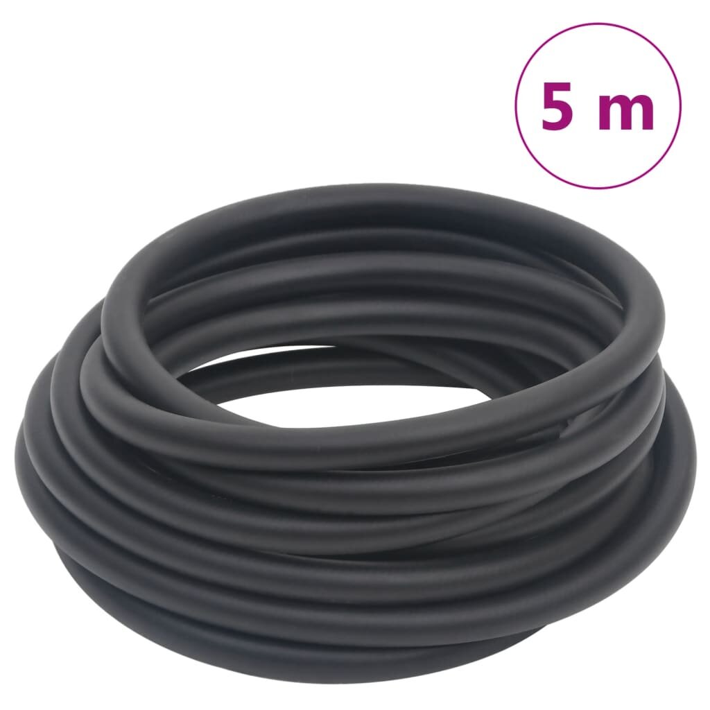 vidaXL Hybridná vzduchová hadica čierna 06" 5 m guma a PVC