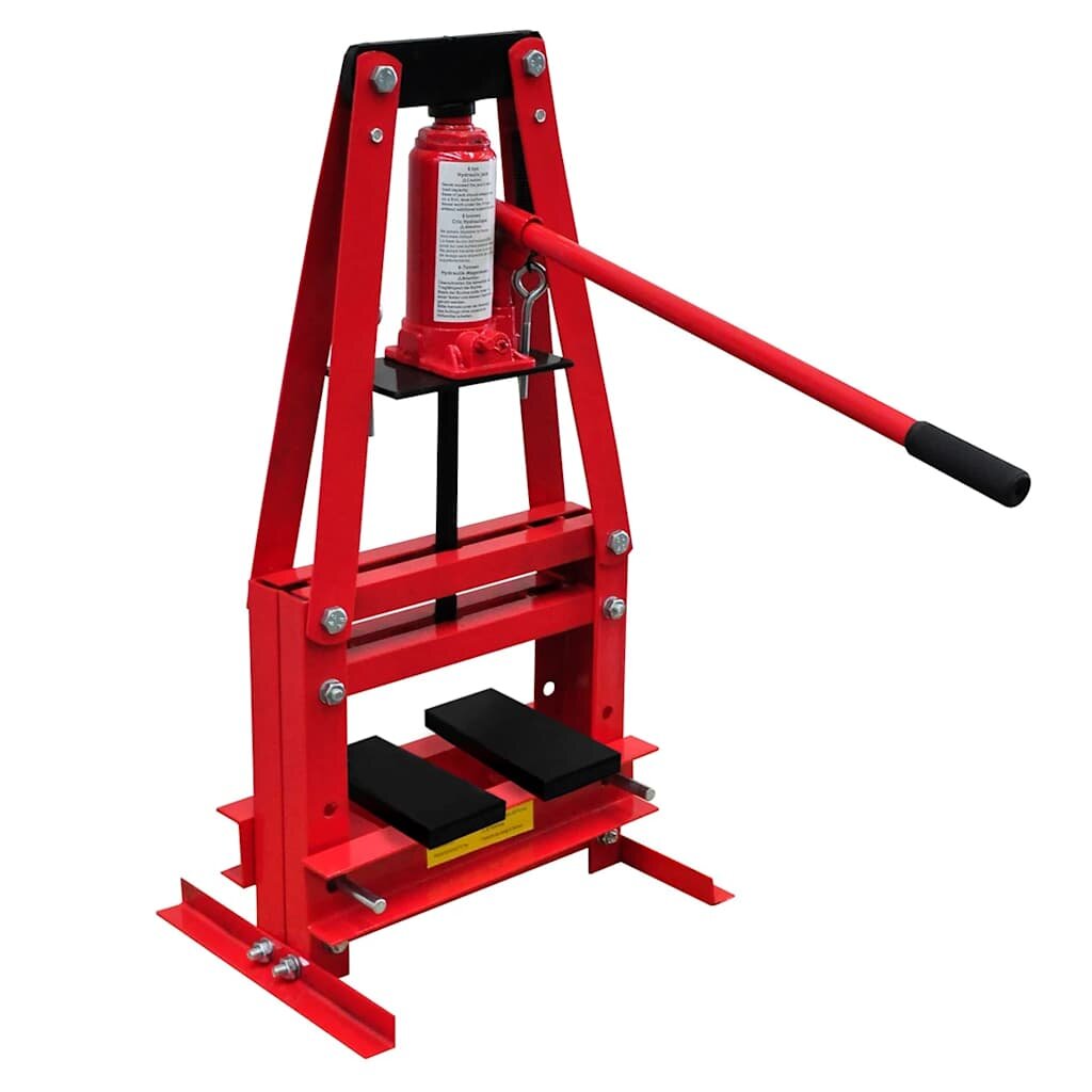 vidaXL Hydraulický lis s pracovným tlakom 6 t