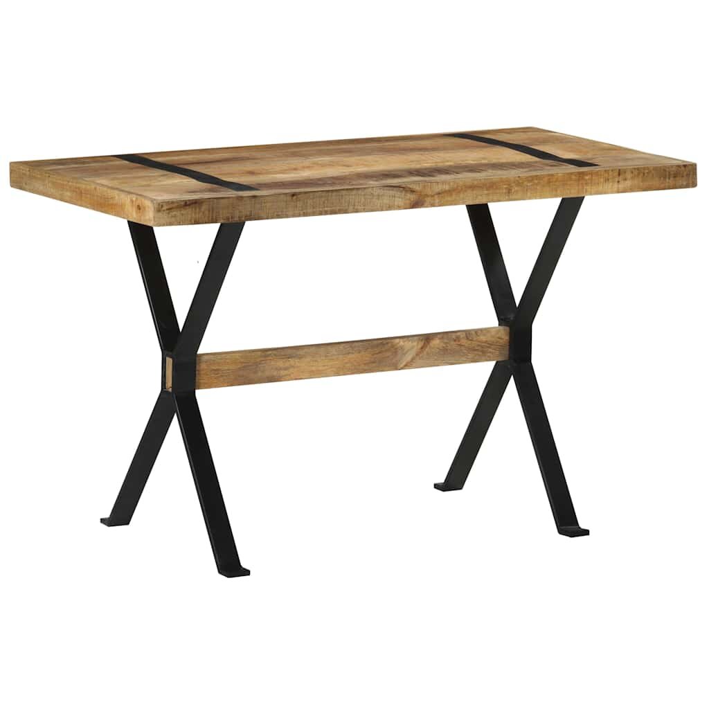 vidaXL Jedálenský stôl 120x60x76 cm surové mangové drevo