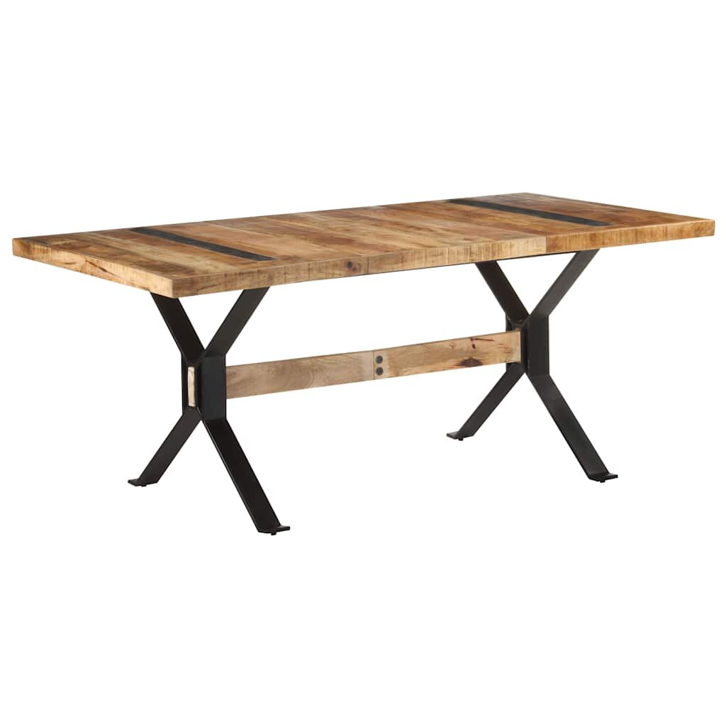 vidaXL Jedálenský stôl 180x90x76 cm surové mangové drevo