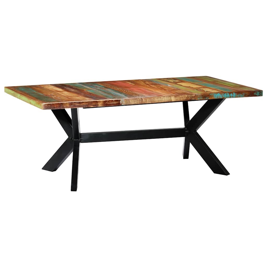 vidaXL Jedálenský stôl 200x100x75 cm recyklovaný masív