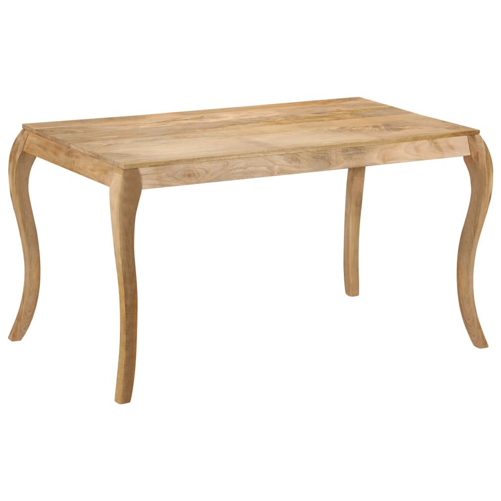 vidaXL Jedálenský stôl z mangovníkového dreva 135x75x76 cm