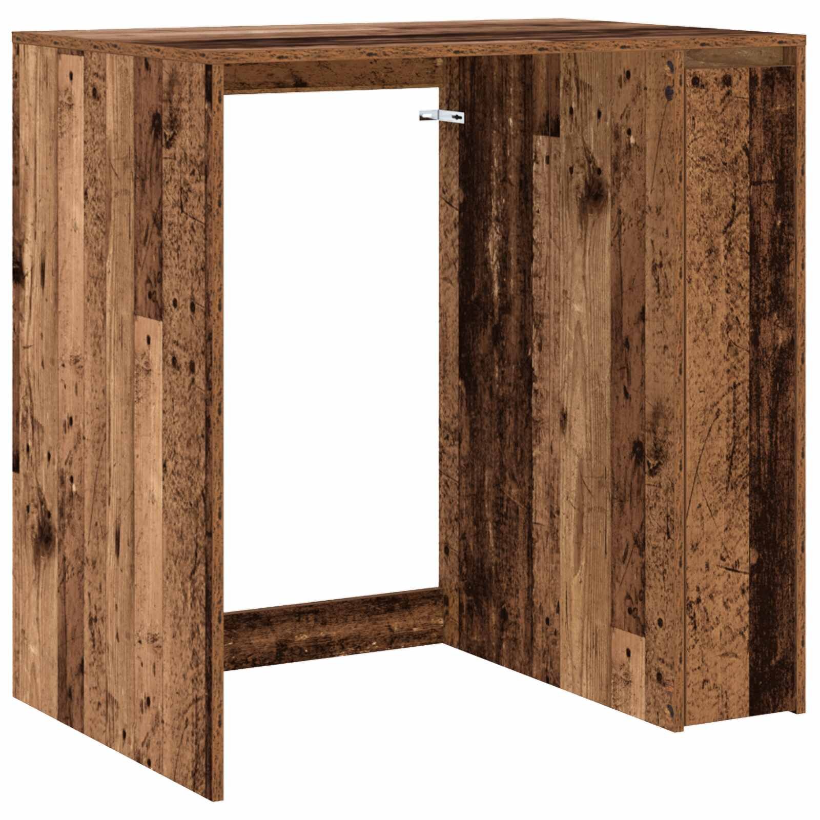 vidaXL Kabinet na práčku Staré drevo 87 x 60 x 89 cm Kompozitné drevo