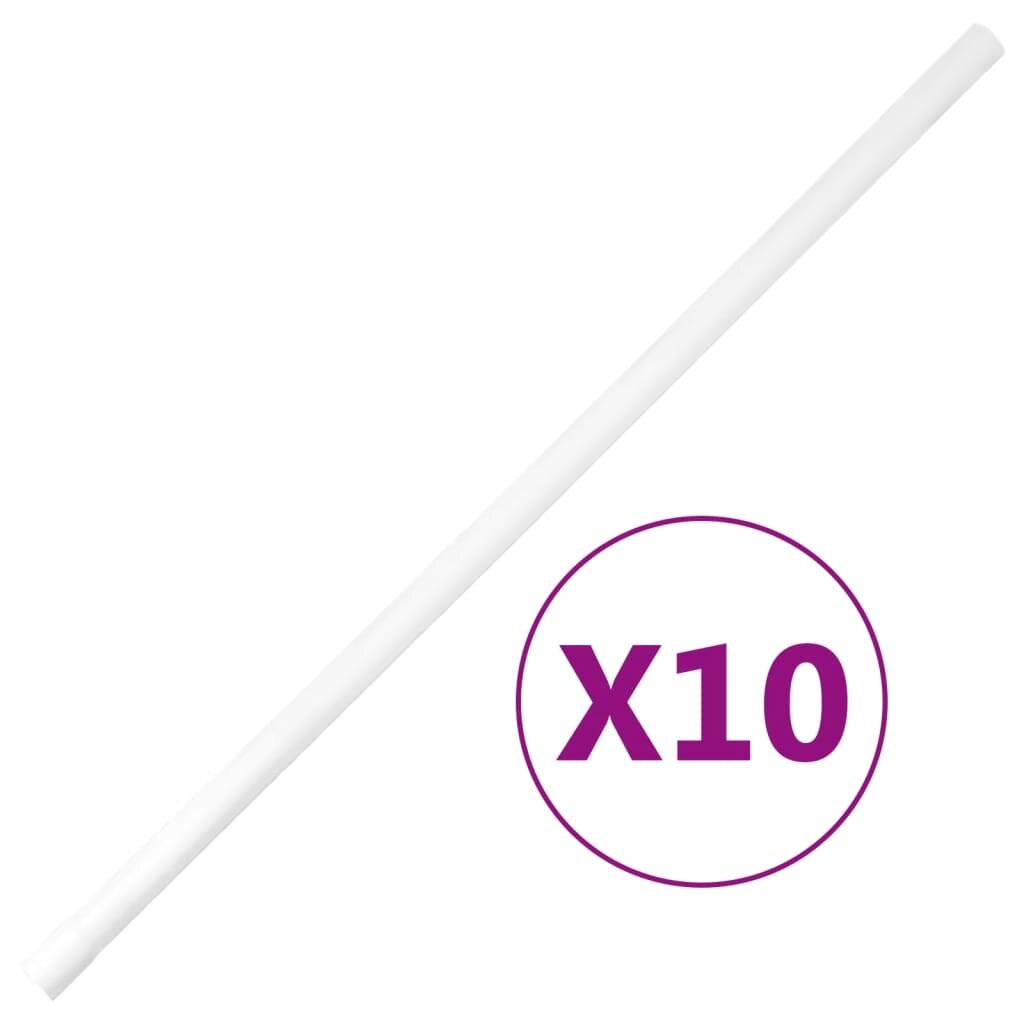 vidaXL Káblové rozvody so sponami Ø25 mm 10 m PVC