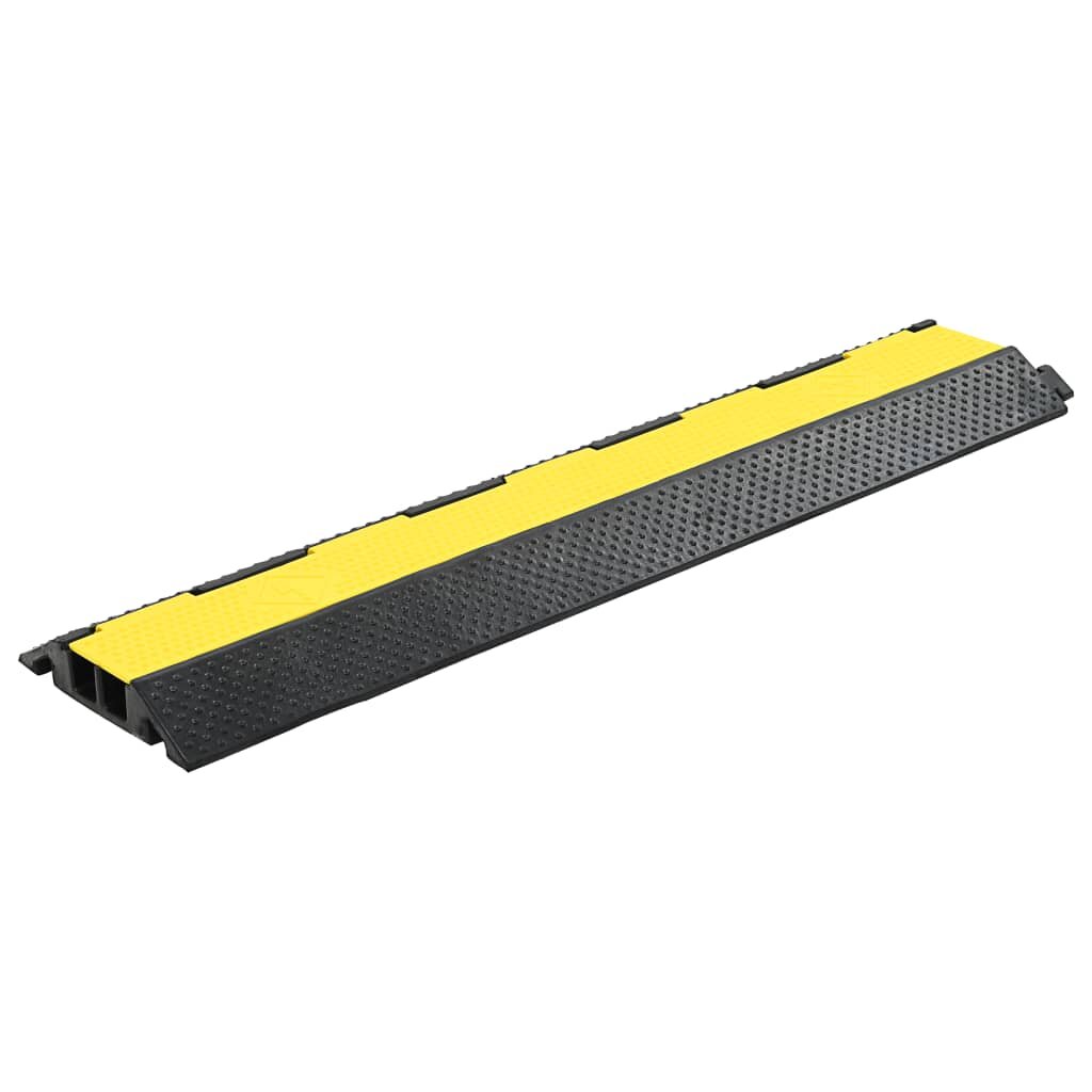 vidaXL Káblový gumený prejazd 2 kanálový 1015 cm