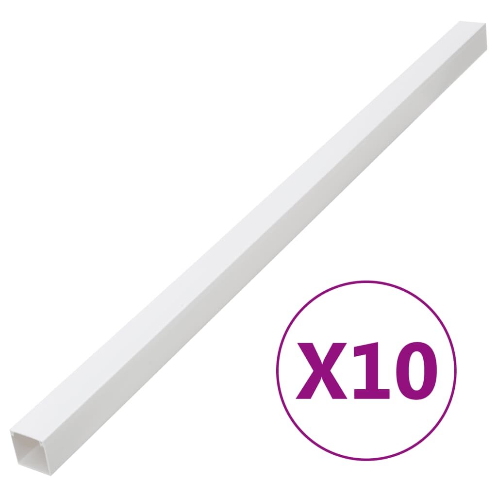 vidaXL Káblový rozvod 150x50 mm 10 m PVC