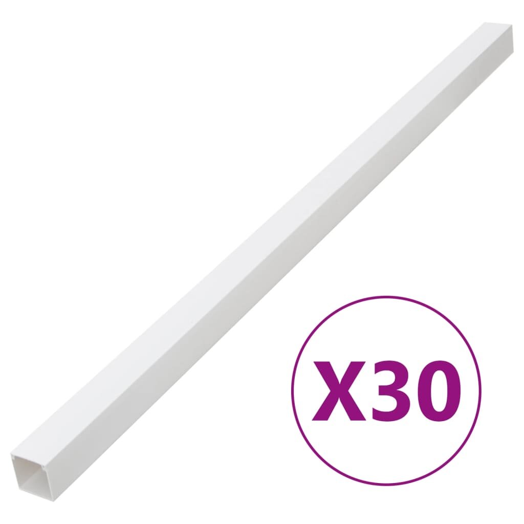 vidaXL Káblový rozvod 60x40 mm 30 m PVC