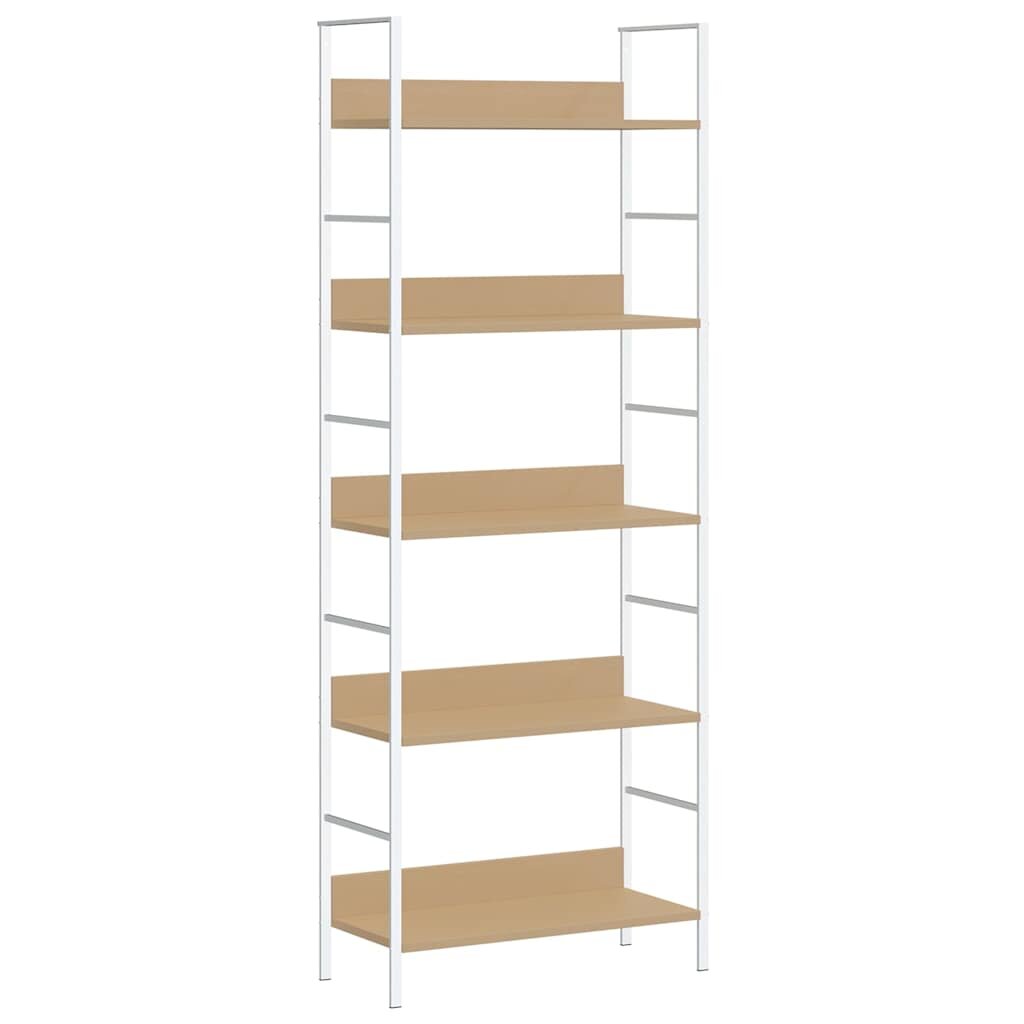 vidaXL Knižnica 5 políc dub 60x276x1585 cm kompozitné drevo