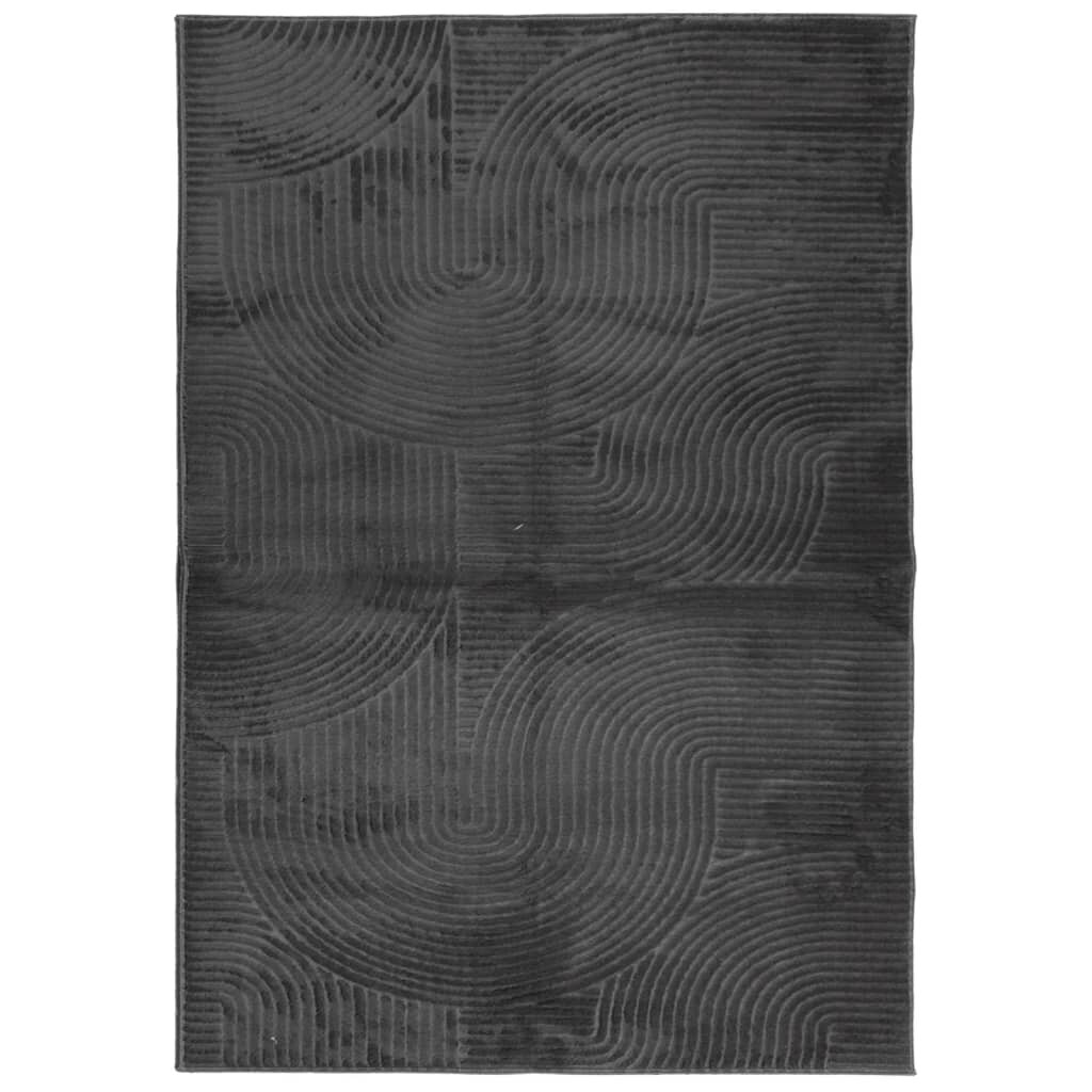 vidaXL Koberec IZA krátky vlas škandinávsky vzhľad antracit 160x230 cm