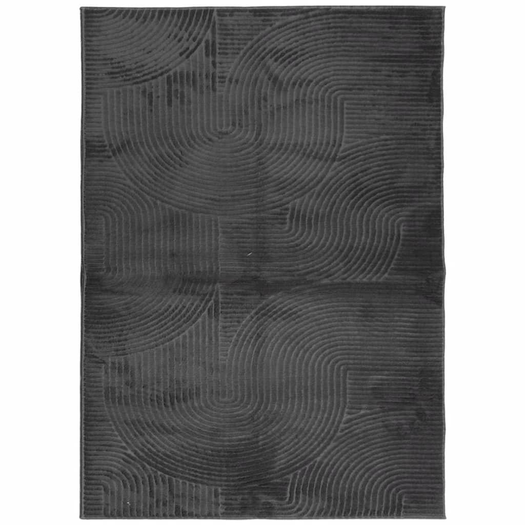 vidaXL Koberec IZA krátky vlas škandinávsky vzhľad antracit 240x340 cm