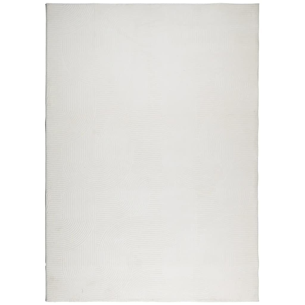 vidaXL Koberec IZA krátky vlas škandinávsky vzhľad krémový 200x280 cm