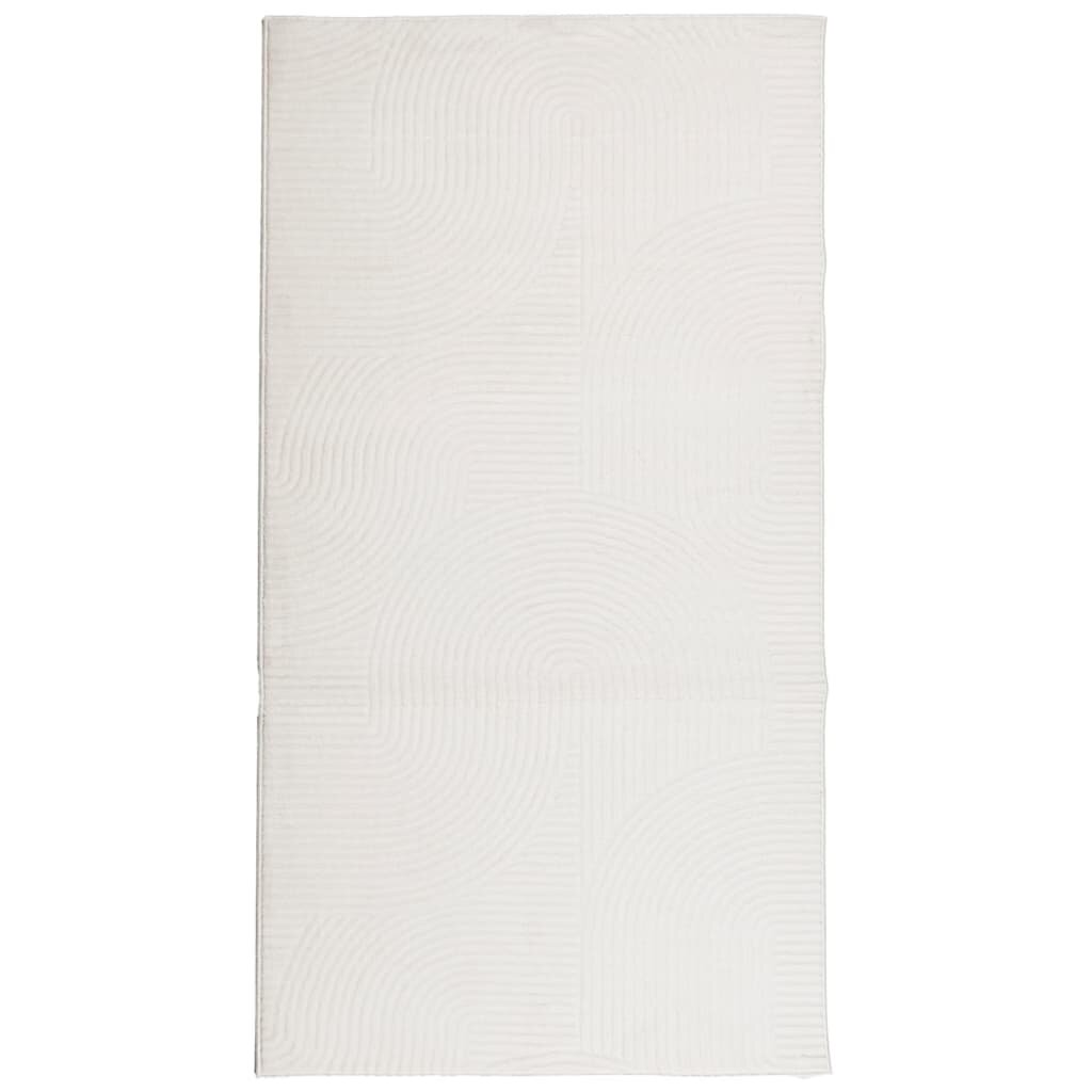 vidaXL Koberec IZA krátky vlas škandinávsky vzhľad krémový 80x150 cm
