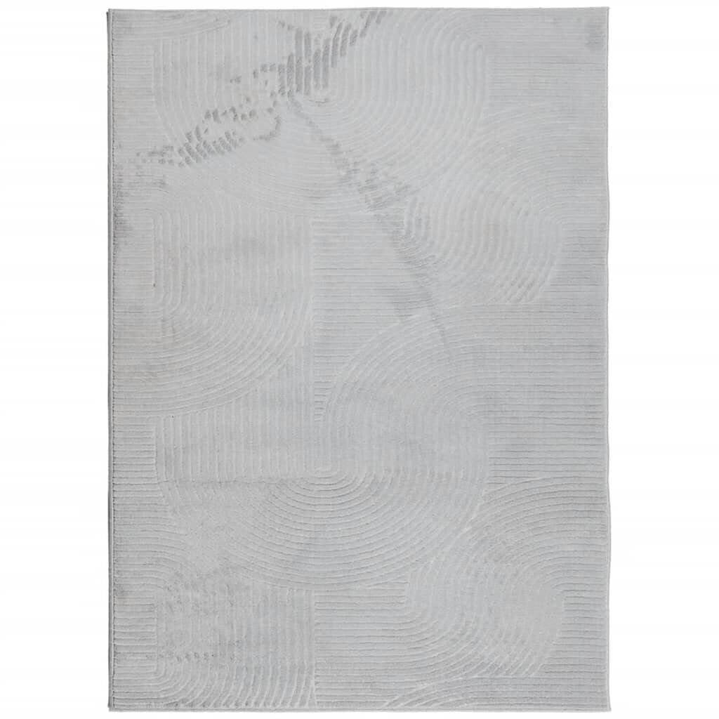 vidaXL Koberec IZA krátky vlas škandinávsky vzhľad sivý 200x280 cm