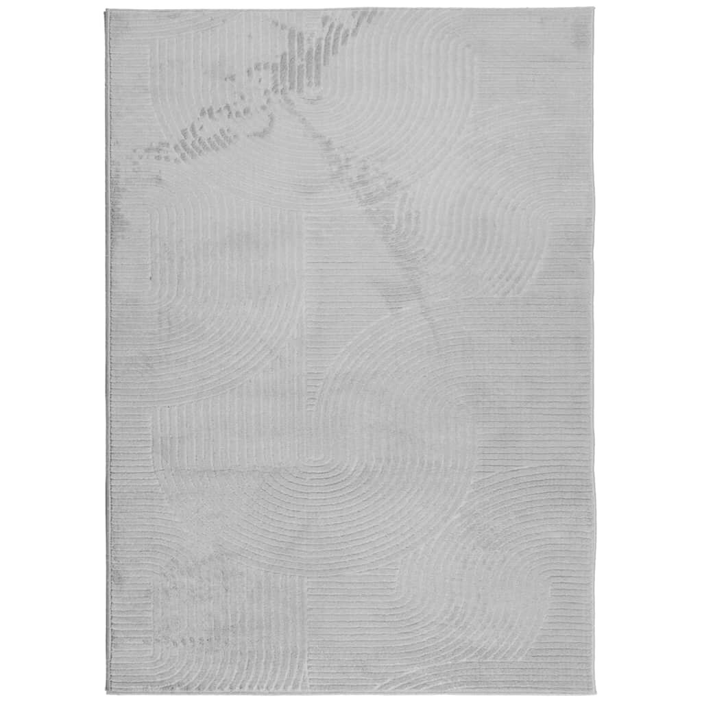 vidaXL Koberec IZA krátky vlas škandinávsky vzhľad sivý 240x340 cm