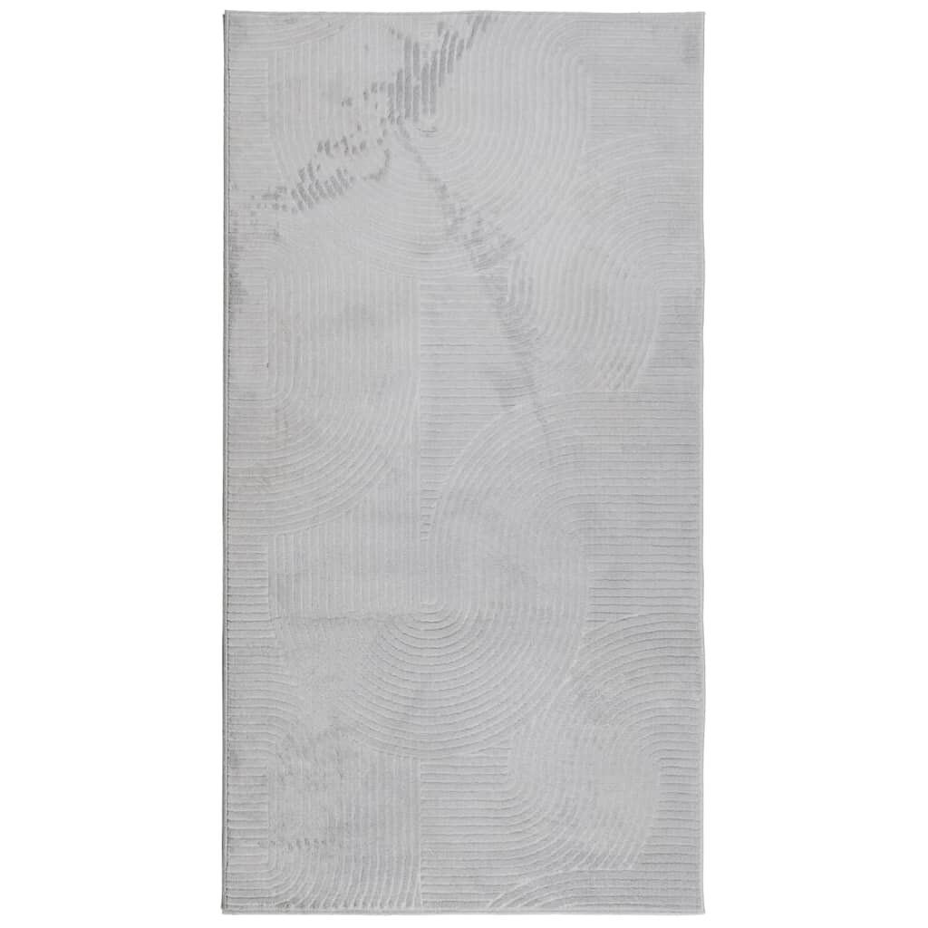vidaXL Koberec IZA krátky vlas škandinávsky vzhľad sivý 80x150 cm