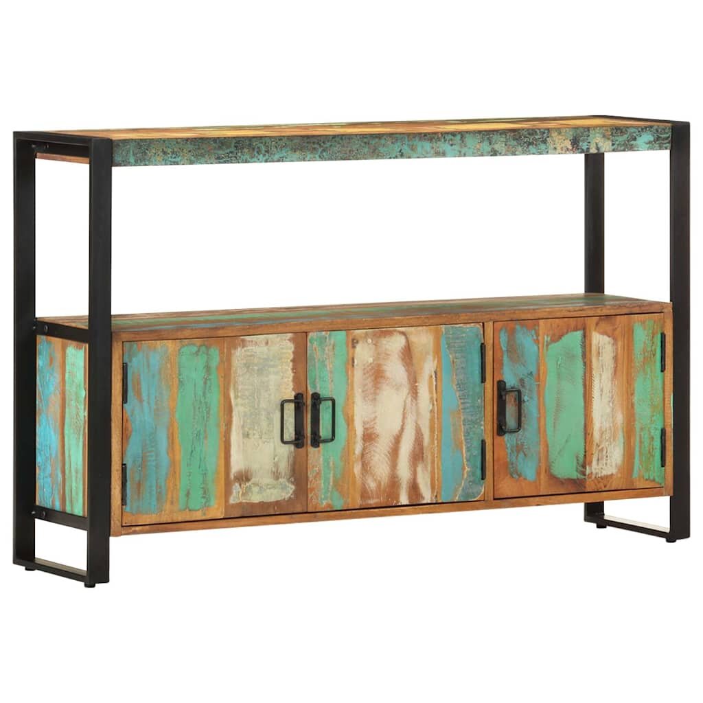 vidaXL Komoda 120x30x75 cm recyklovaný masív