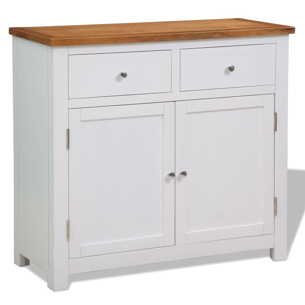 vidaXL Komoda 90x335x83 cm dubový masív