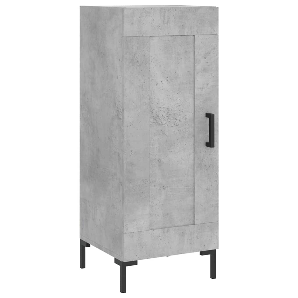 vidaXL Komoda betónovo sivá 345x34x90 cm spracované drevo