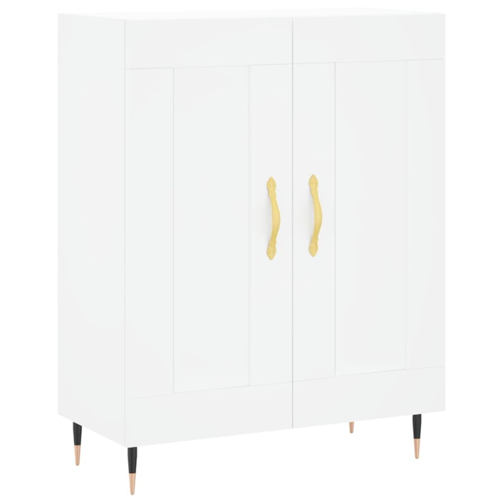 vidaXL Komoda biela 695x34x90 cm kompozitné drevo