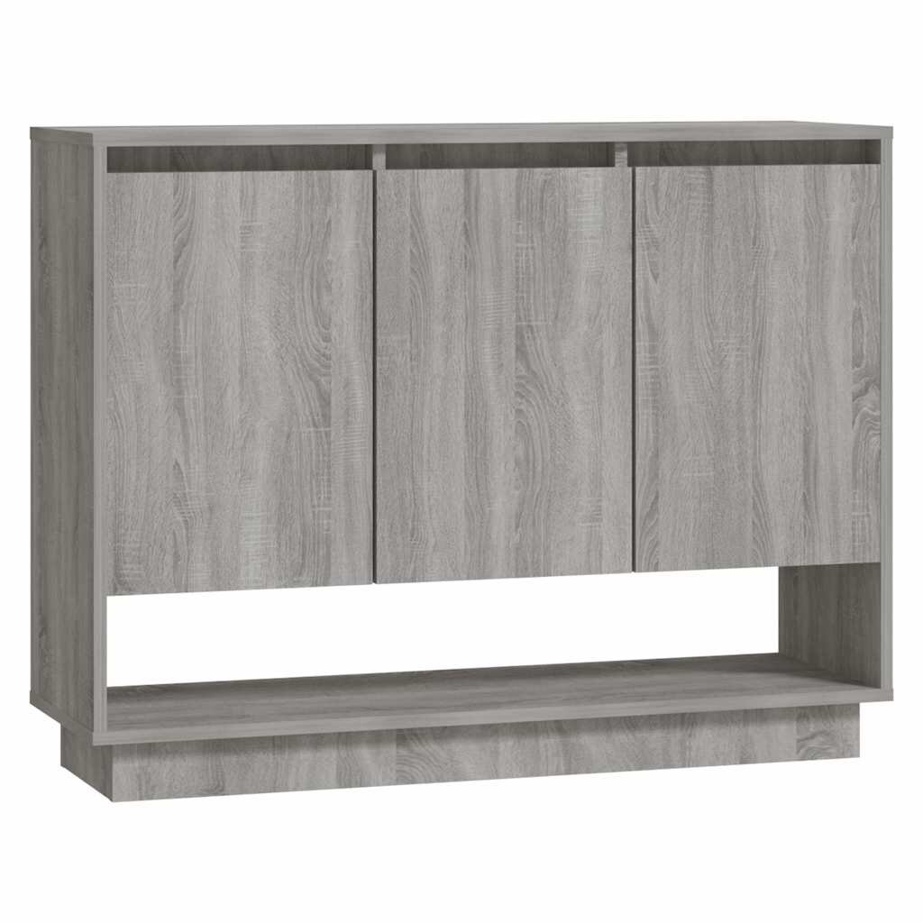 vidaXL Komoda sivá sonoma 97x31x75 cm kompozitné drevo