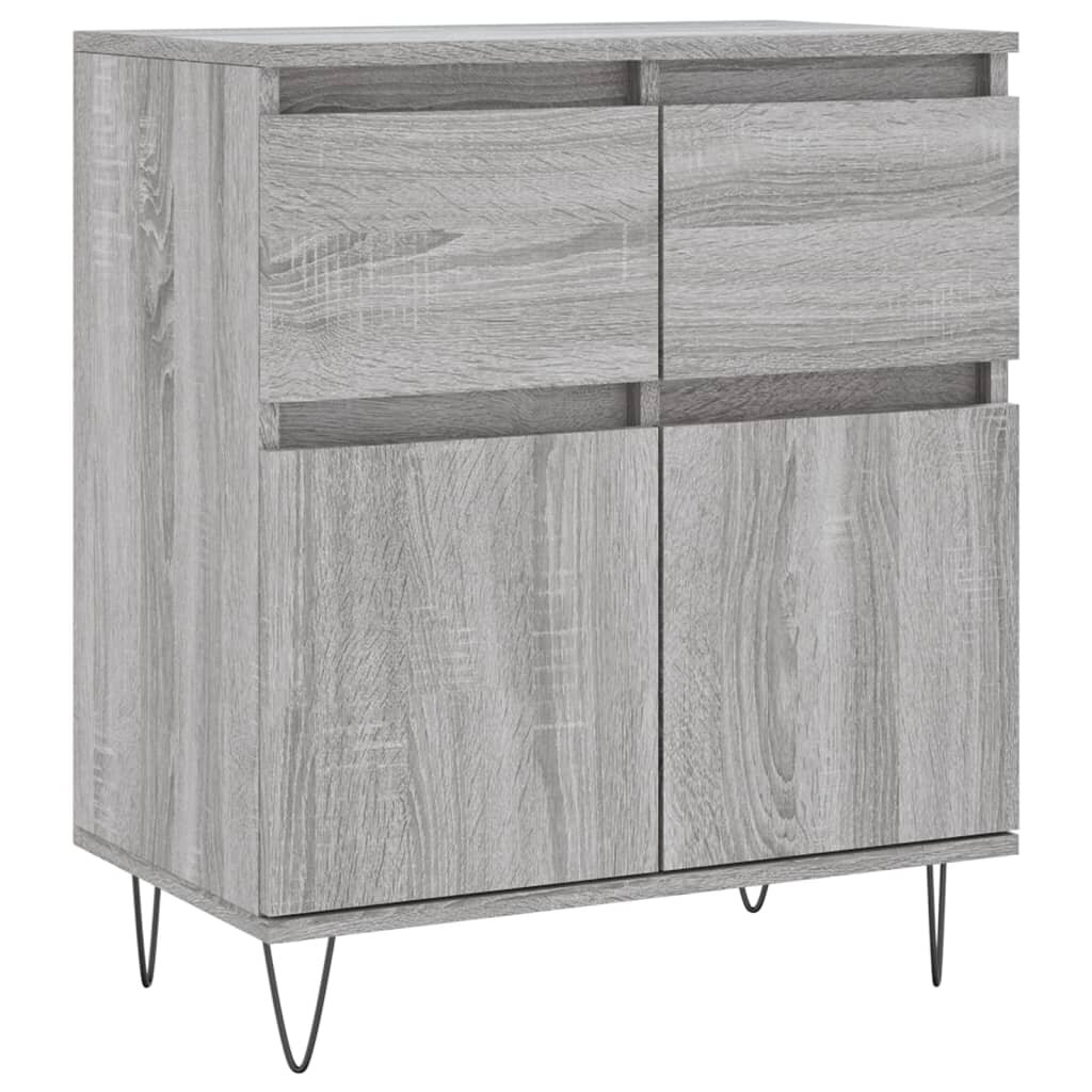 vidaXL Komoda sivý dub sonoma 60x35x70 cm spracované drevo