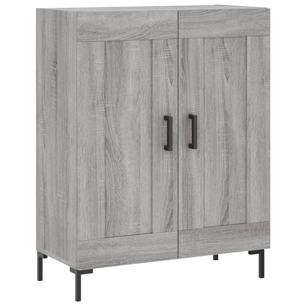 vidaXL Komoda sivý dub sonoma 695x34x90 cm kompozitné drevo