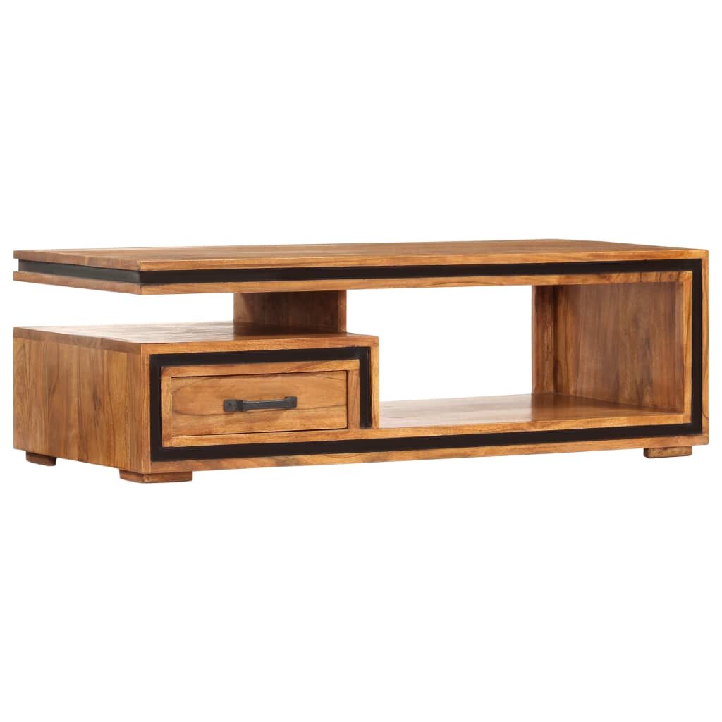 vidaXL Konferenčný stolík 100x45x33 cm akáciový masív
