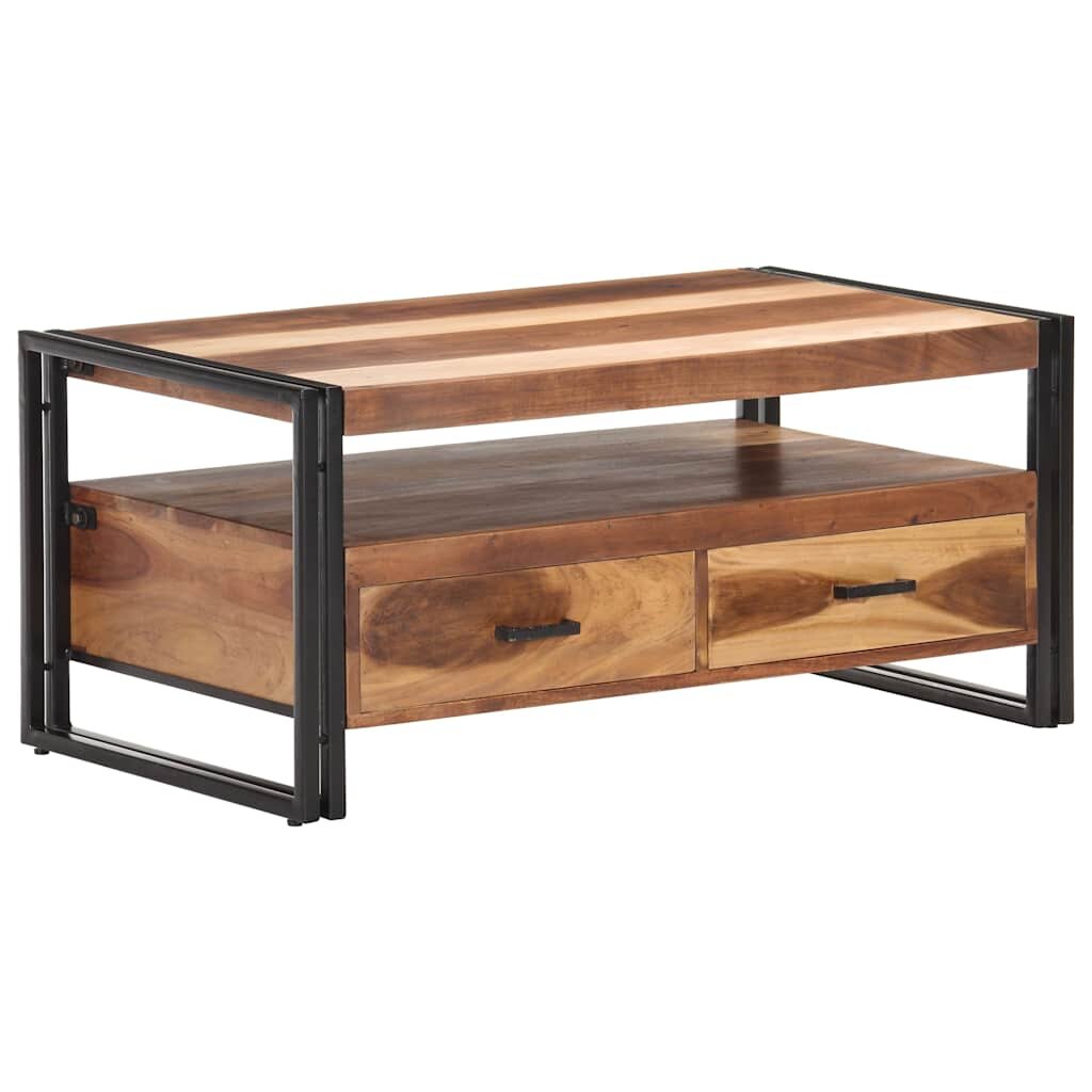 vidaXL Konferenčný stolík 100x55x45 cm akáciový masív