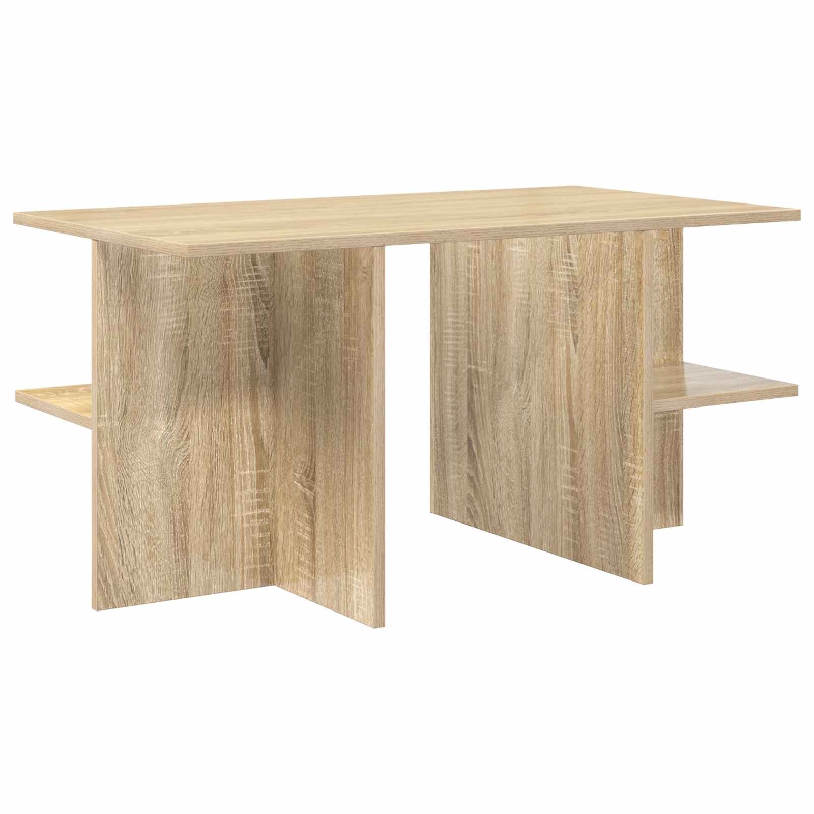 vidaXL Konferenčný stolík Dub sonoma 87 x 50 x 45 cm