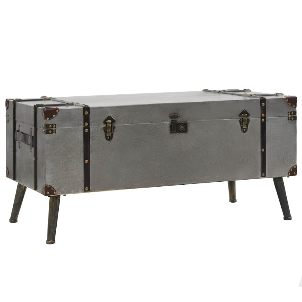 vidaXL Konferenčný stolík MDF a hliník 102x51x475 cm