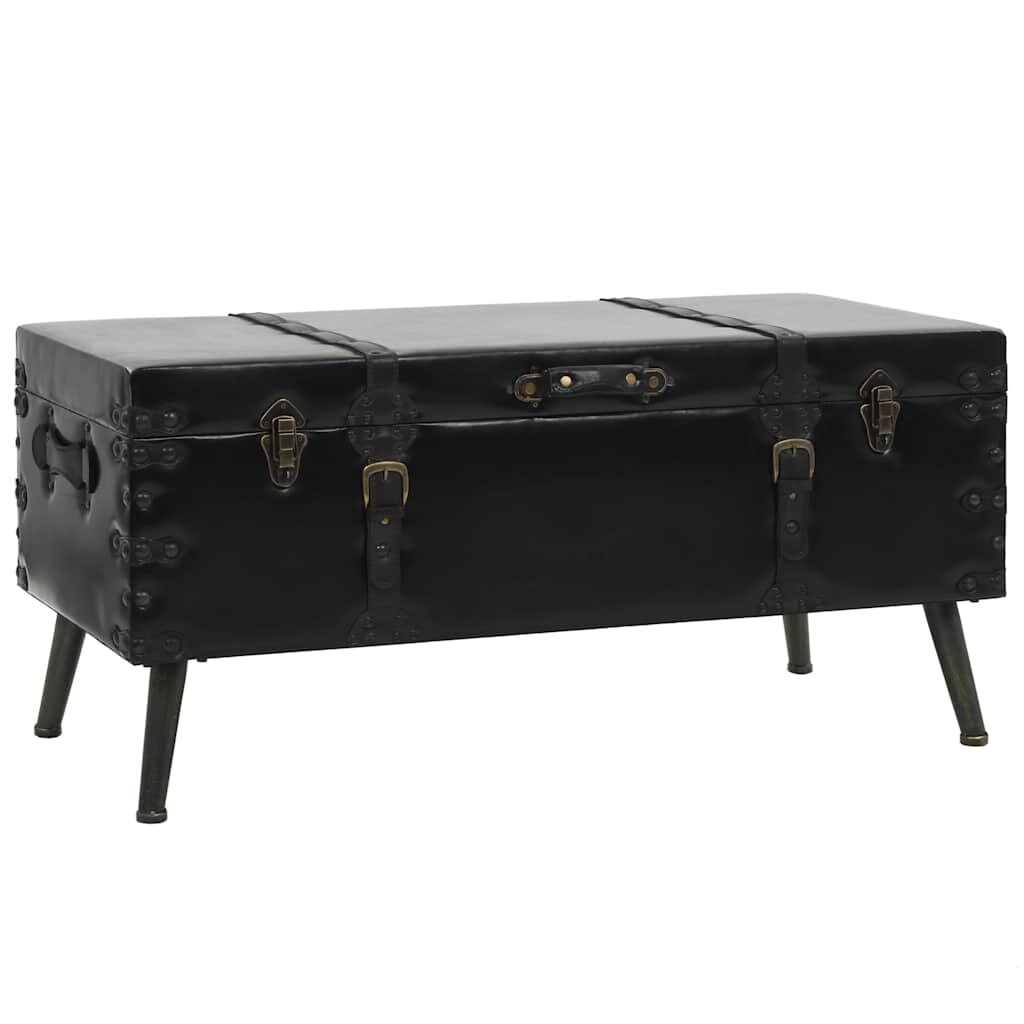vidaXL Konferenčný stolík MDF a oceľ 102x51x48 cm