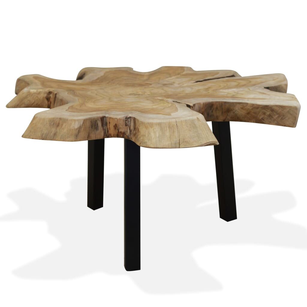 vidaXL Konferenčný stolík pravé teakové drevo 80x70x38 cm