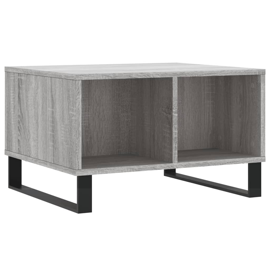 vidaXL Konferenčný stolík sivý dub sonoma 60x50x365 spracované drevo