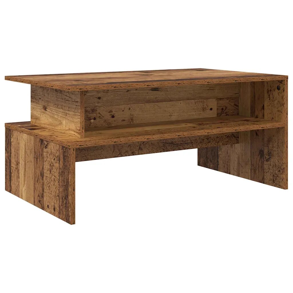 vidaXL Konferenčný stolík Staré drevo 90 x 55 x 425 cm