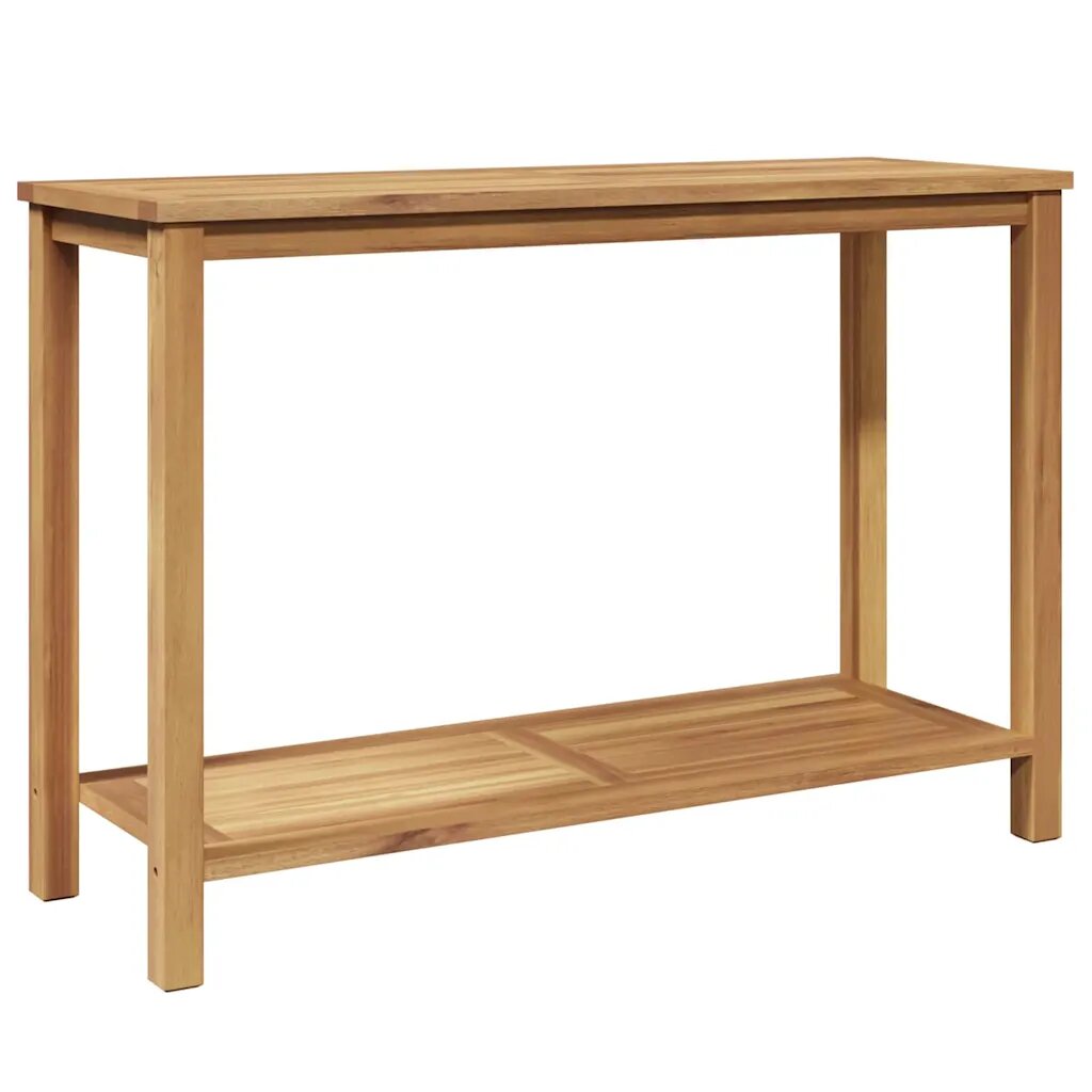 vidaXL Konzolový stôl Hnedá 110 x 40 x 75 cm Husté teakové drevo