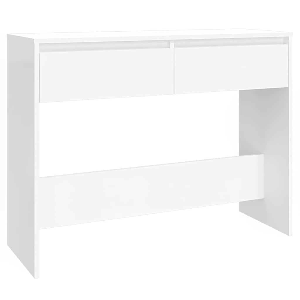 vidaXL Konzolový stolík biely 100x35x765 cm kompozitné drevo