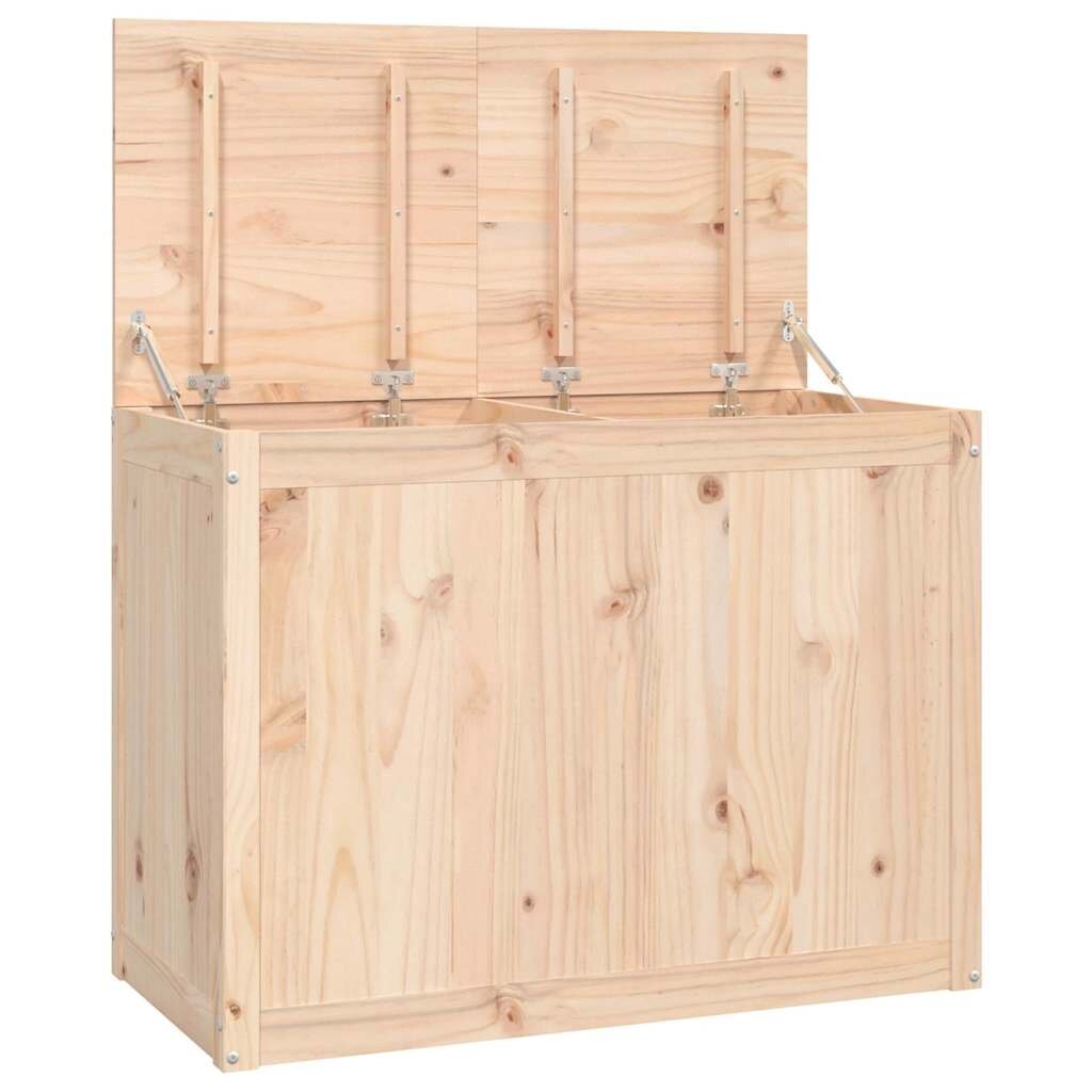 vidaXL Kôš na bielizeň 885x44x66 cm borovica z masívneho dreva