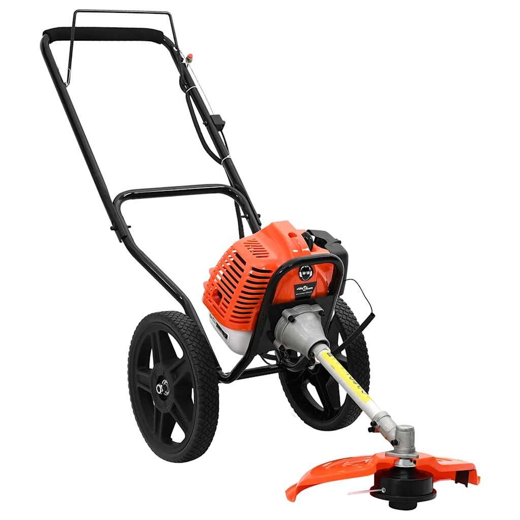 vidaXL Krovinorez s kolesami oranžový 52 cm3 145 kW