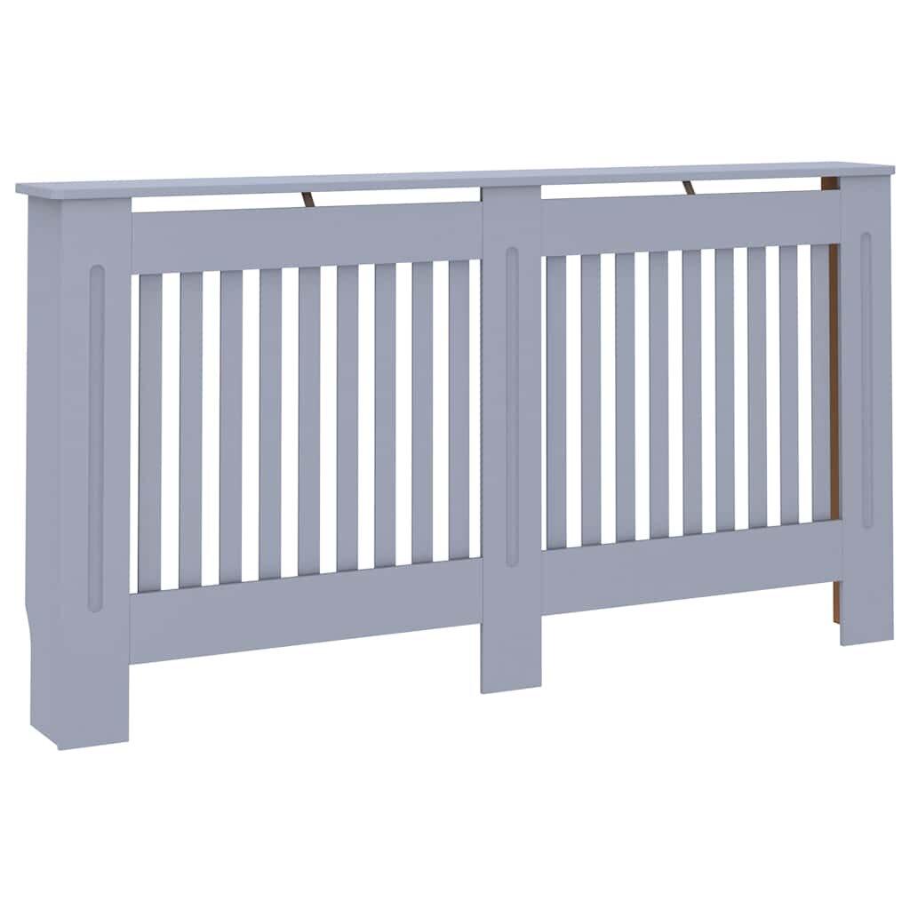 vidaXL Kryt na radiátor antracitový 152x19x815 cm MDF