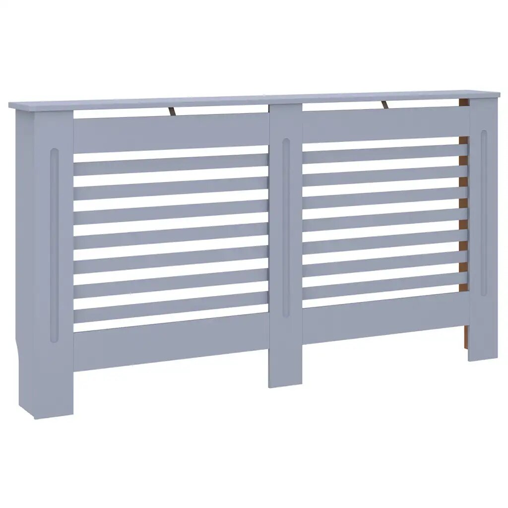 vidaXL Kryt na radiátor antracitový 152x19x815 cm MDF