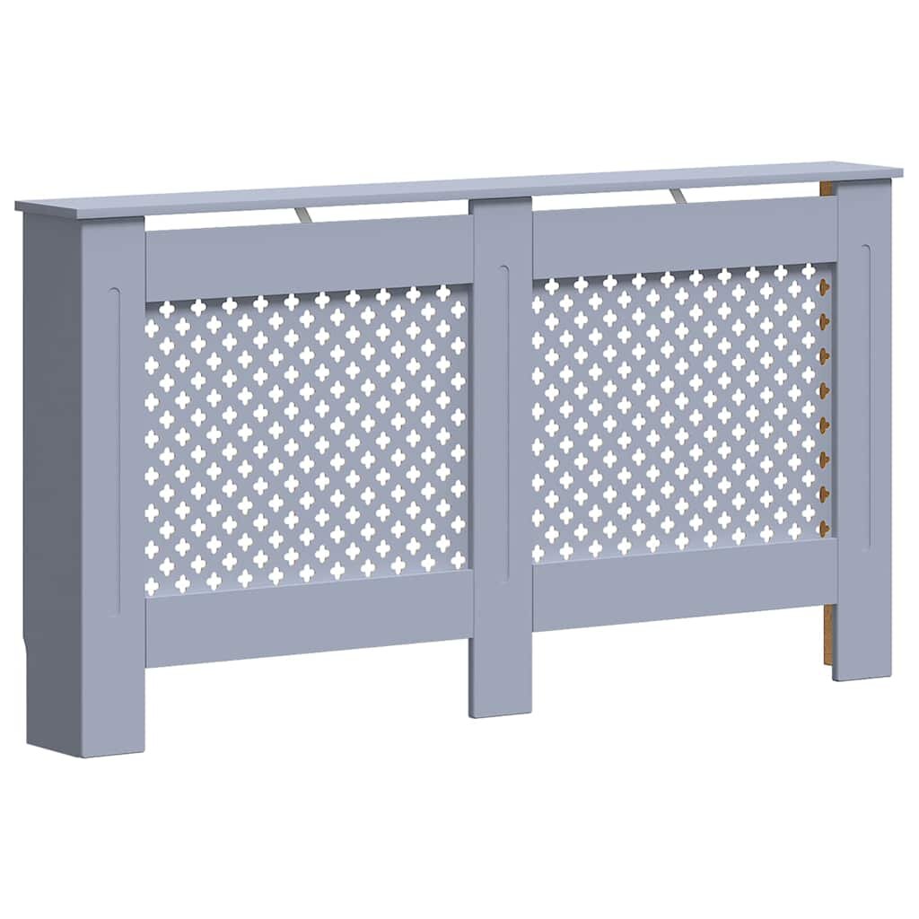 vidaXL Kryt na radiátor antracitový 152x19x815 cm MDF