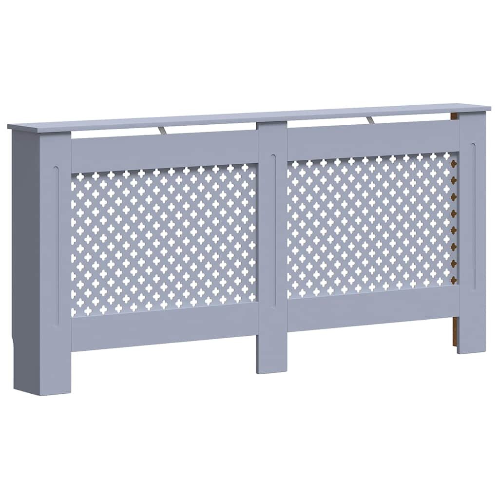 vidaXL Kryt na radiátor antracitový 172x19x815 cm MDF