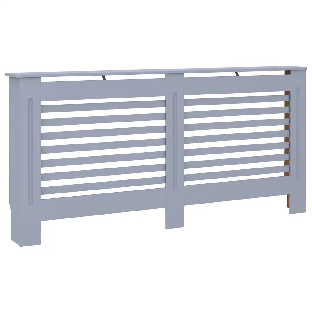 vidaXL Kryt na radiátor antracitový 172x19x815 cm MDF