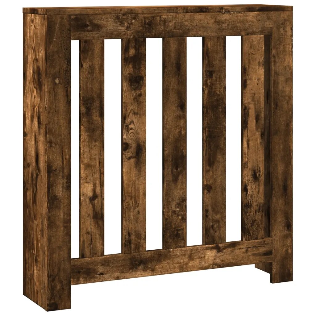 vidaXL Kryt na radiátor dymový dub 78x20x82 cm kompozitné drevo