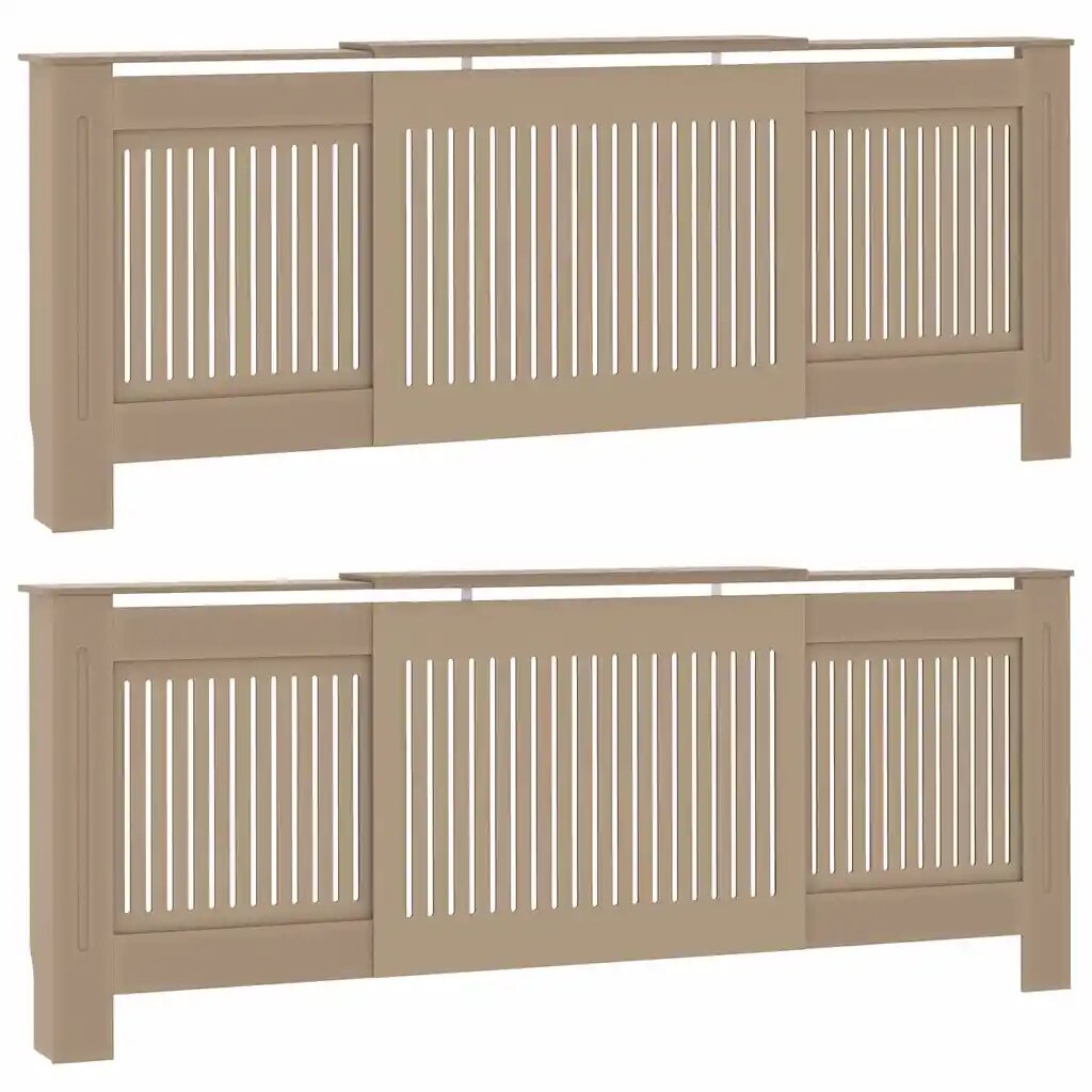 vidaXL Kryt radiátora 2 ks Dub sonoma 205 x 205 x 815cm