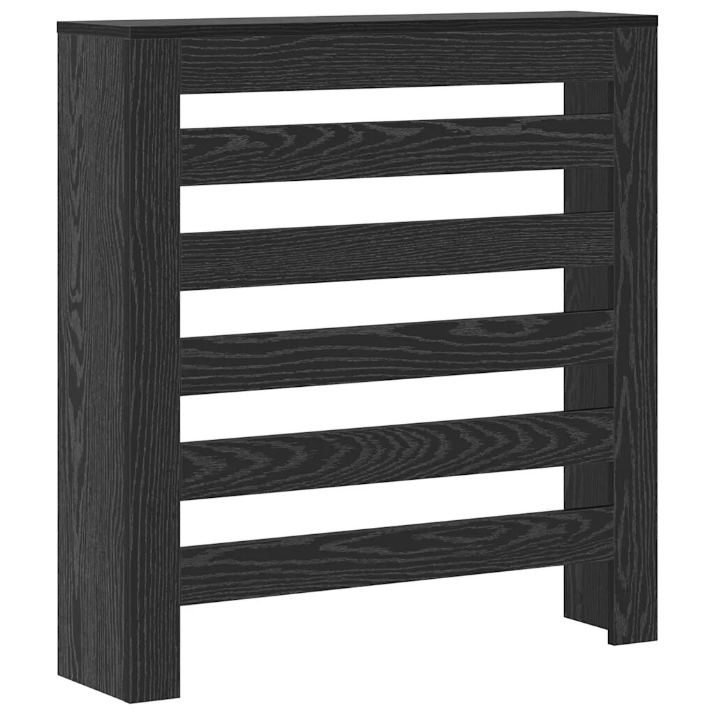 vidaXL Kryt radiátora Čierny dub 78 x 20 x 82 cm Kompozitné drevo